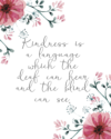 Kindness is the Language of All, Printable