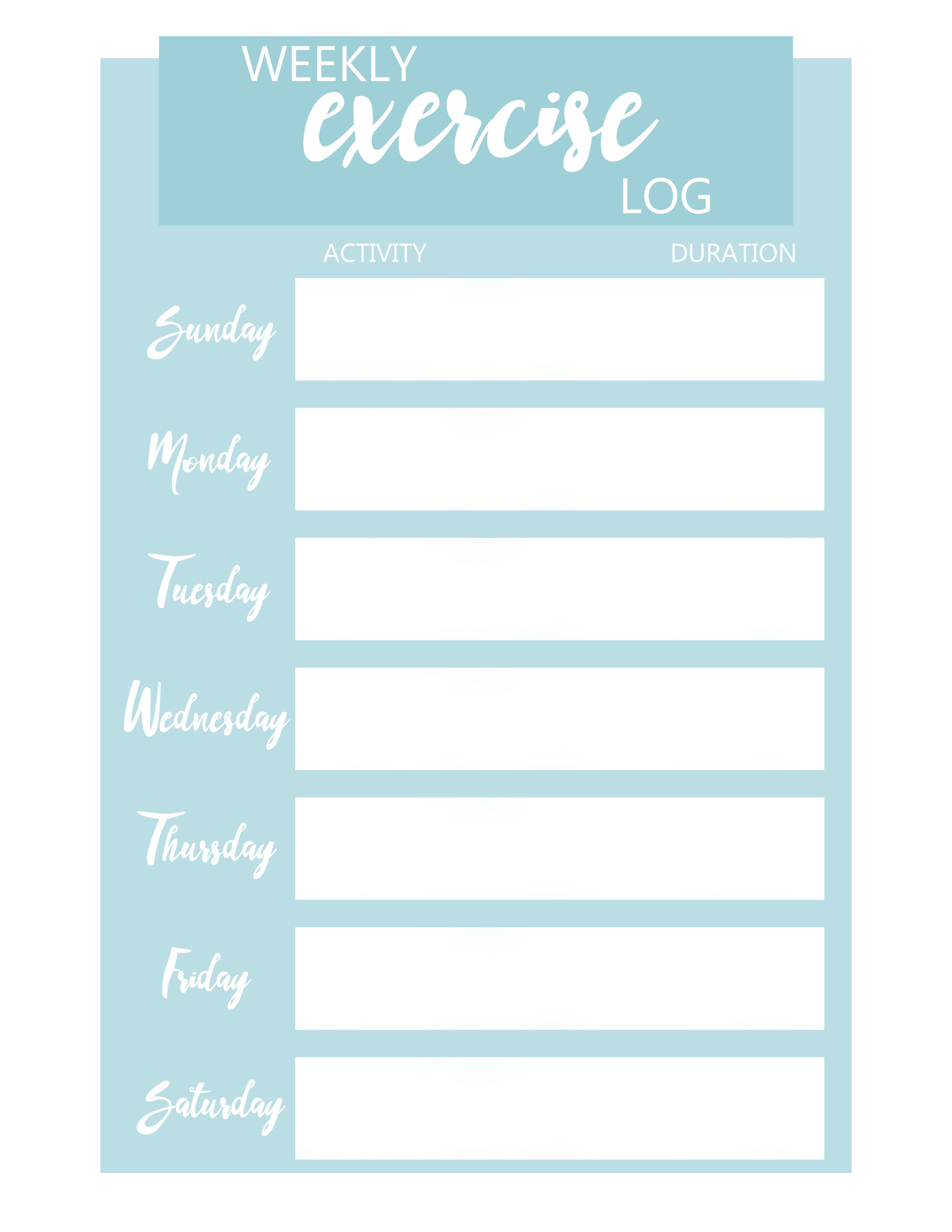 Printable Planner Pages Bundle A5 and Letter size - Image 4