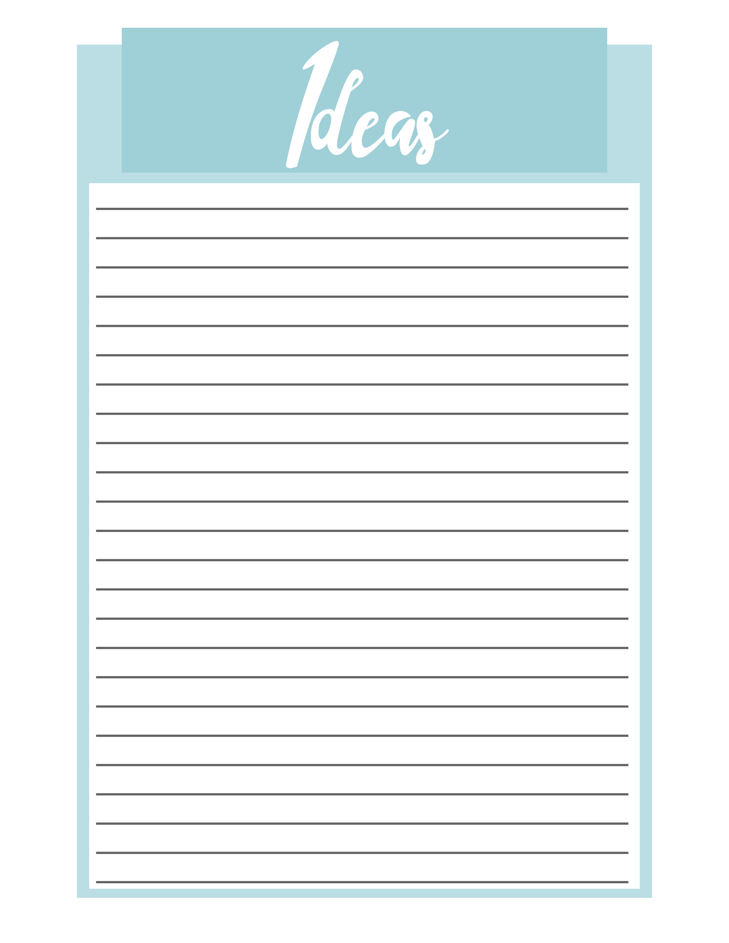 Printable Planner Pages Bundle A5 and Letter size - Image 3