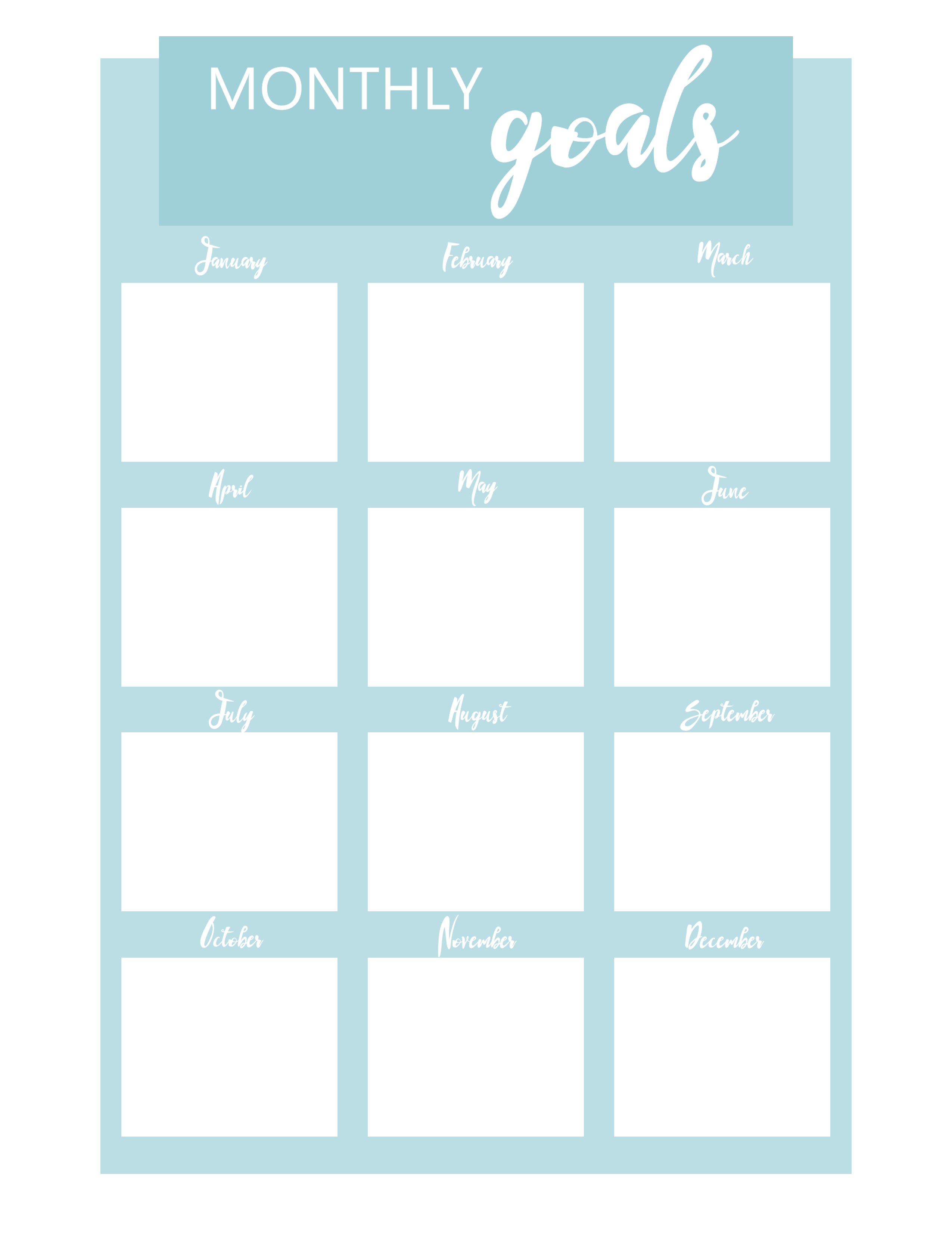 Printable Planner Pages Bundle A5 and Letter size