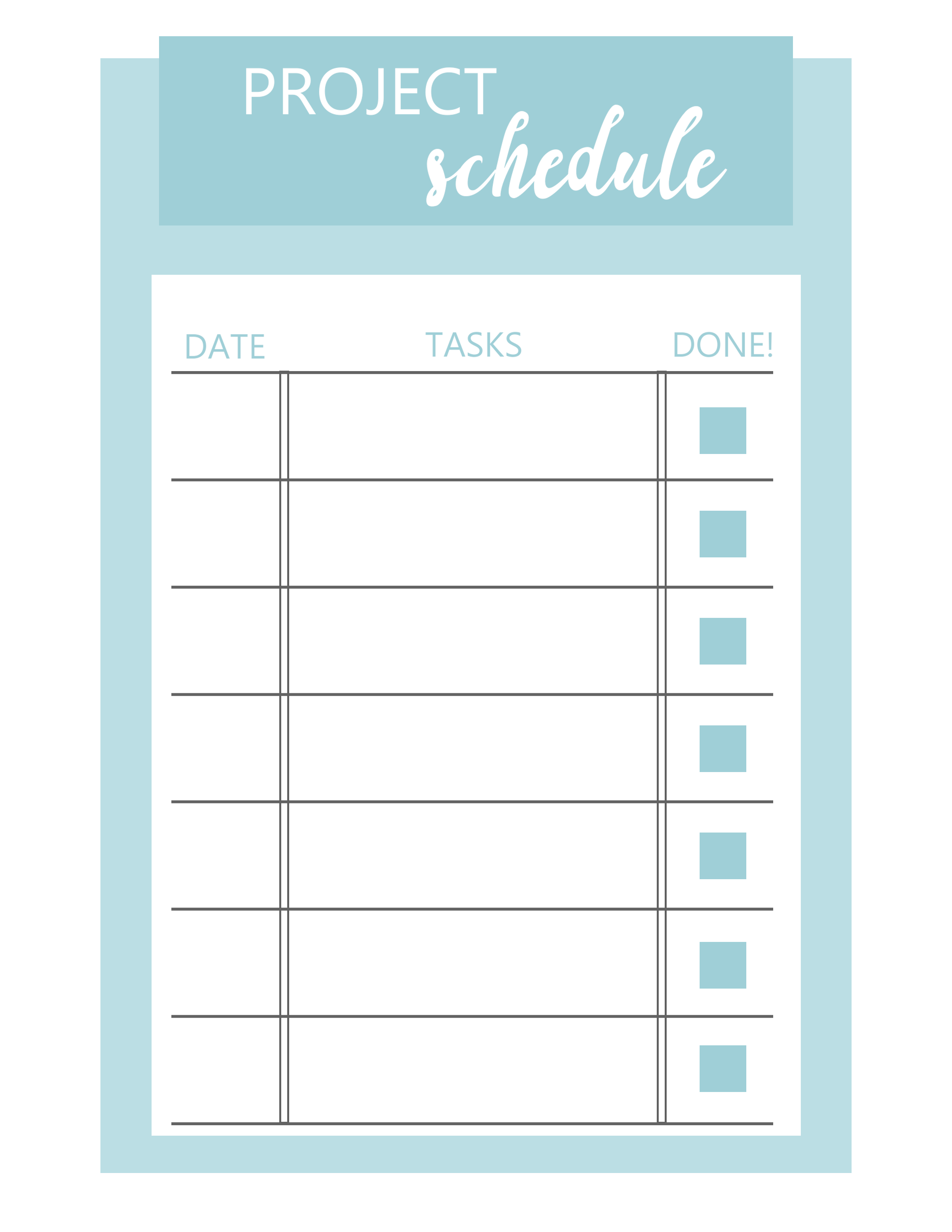 Printable Planner Pages Bundle A5 and Letter size - Image 2