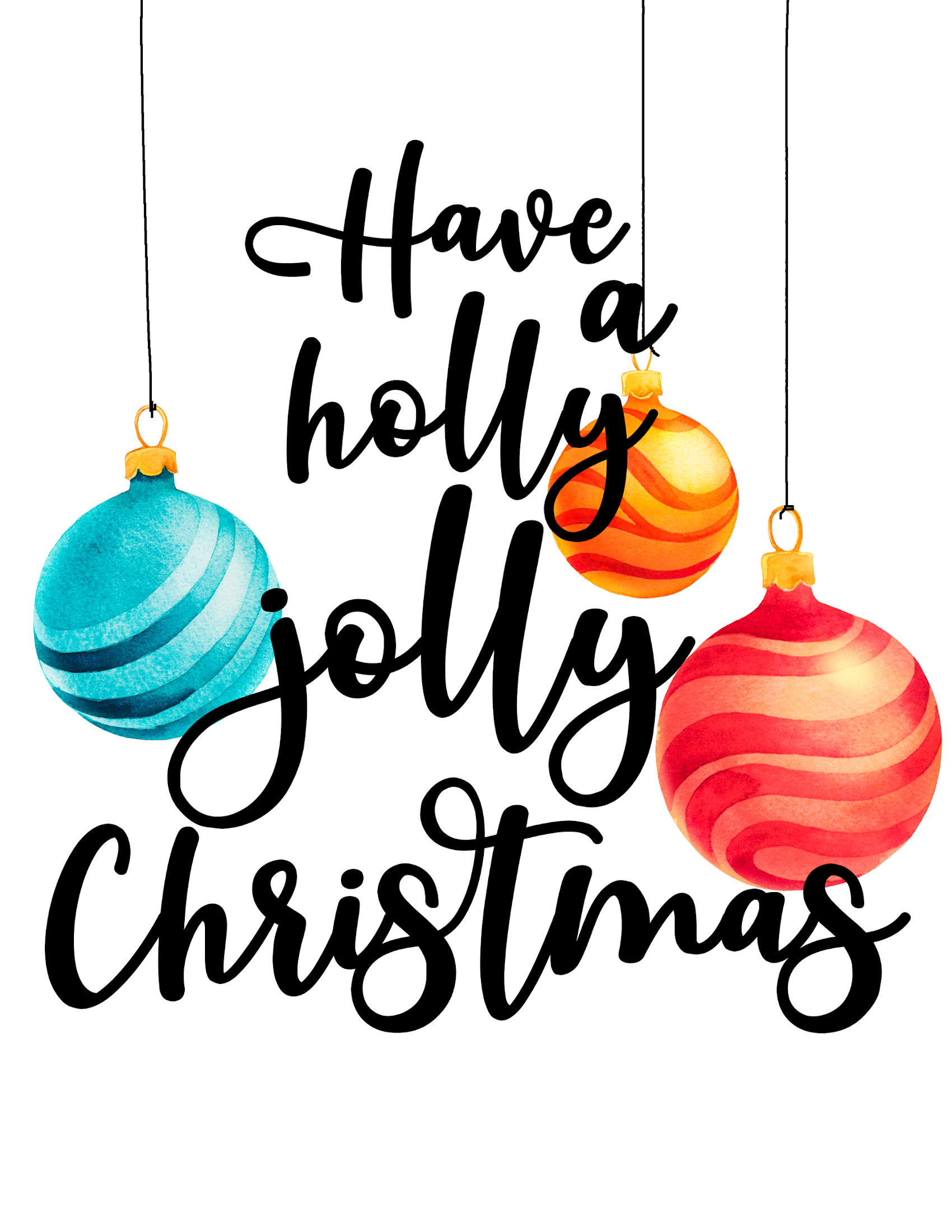 Holly Jolly Christmas Printable - Image 2