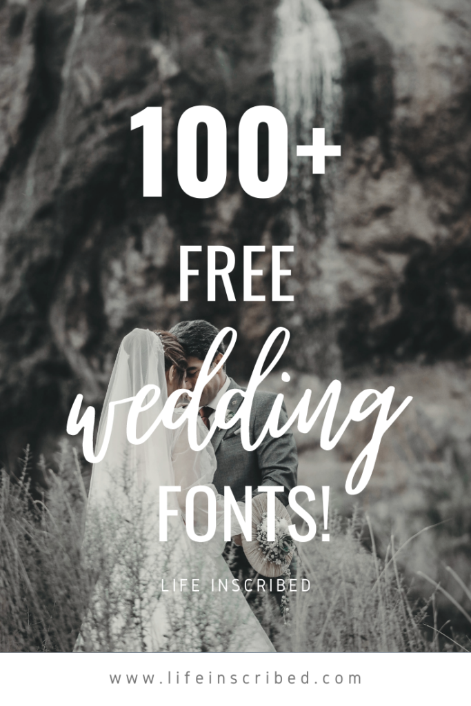 Free Fonts - Perfect for weddings