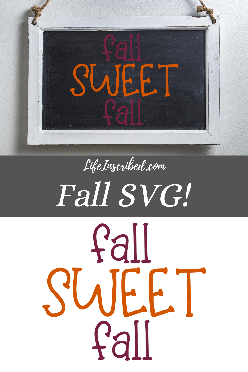 Fall Sweet Fall SVG - Image 2