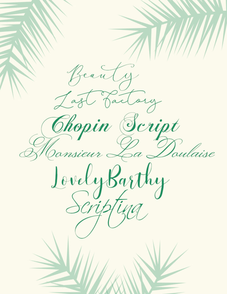 Free fancy fonts